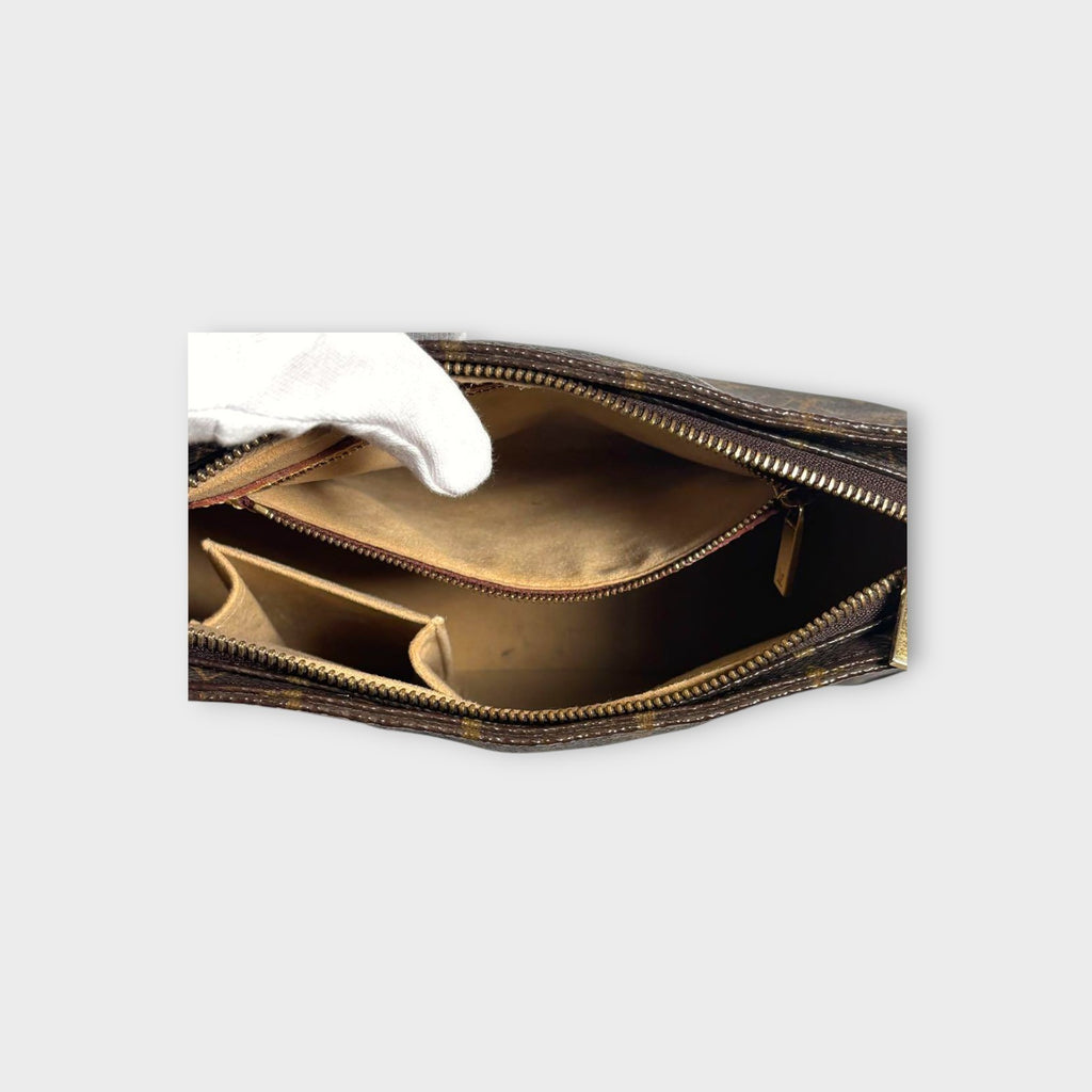 Louis Vuitton Looping MM Monogram M51146 Shoulder Handbag Brown 【A】