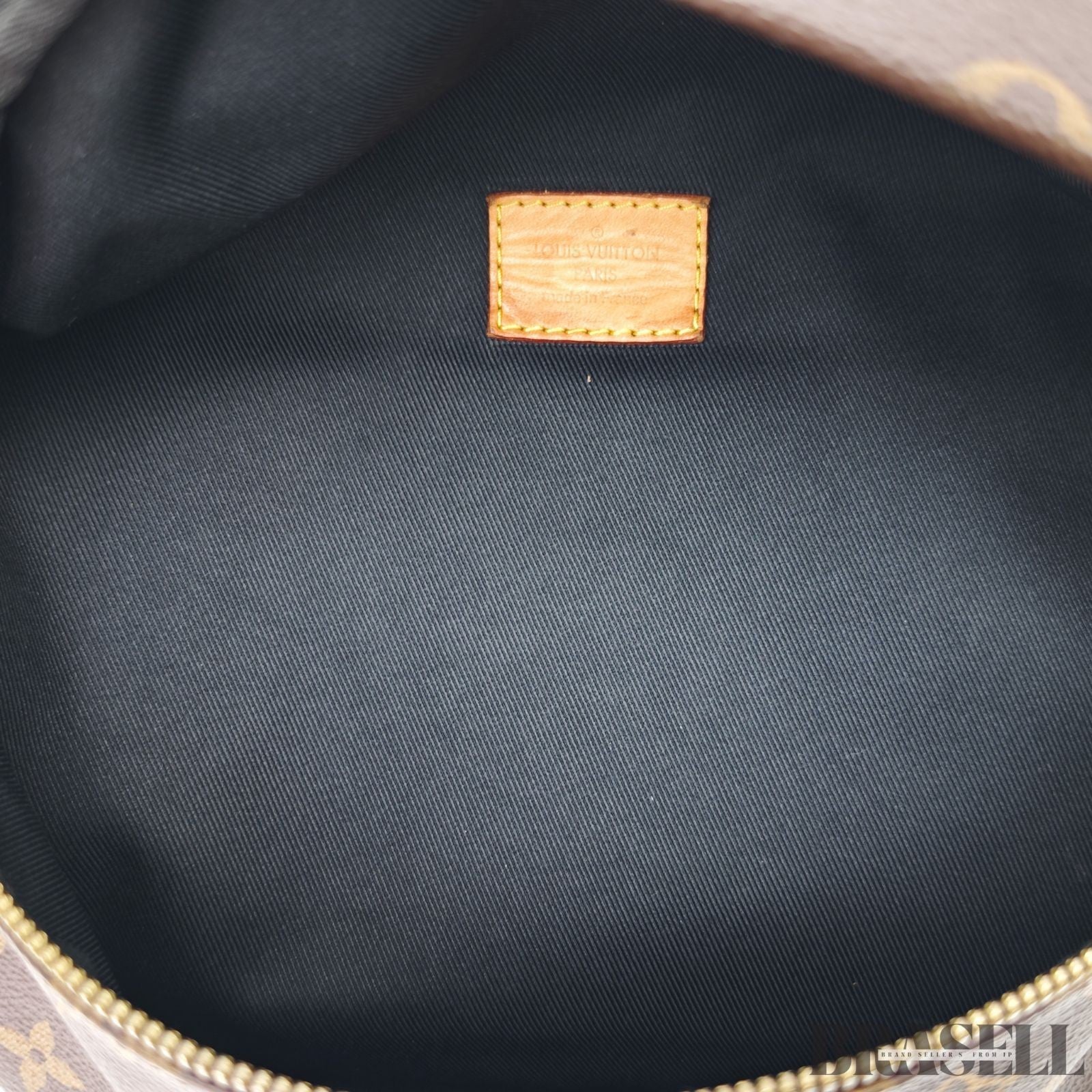 LOUIS VUITTON Monogram Bum Bag Canvas M43644 Brown Crossbody Bag Auth
