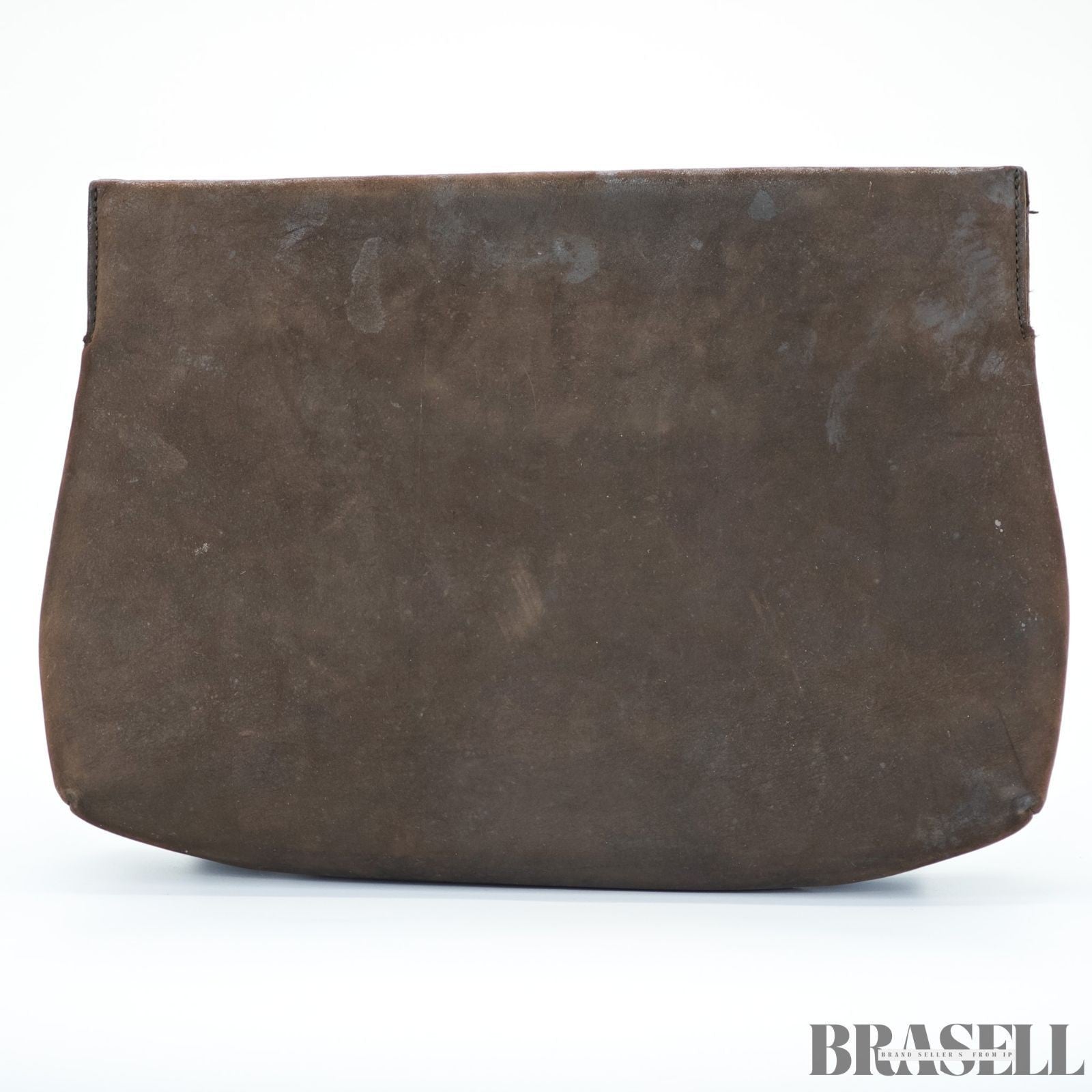 Salvatore Ferragamo Vara Bag Brown Suede Shoulder Bag