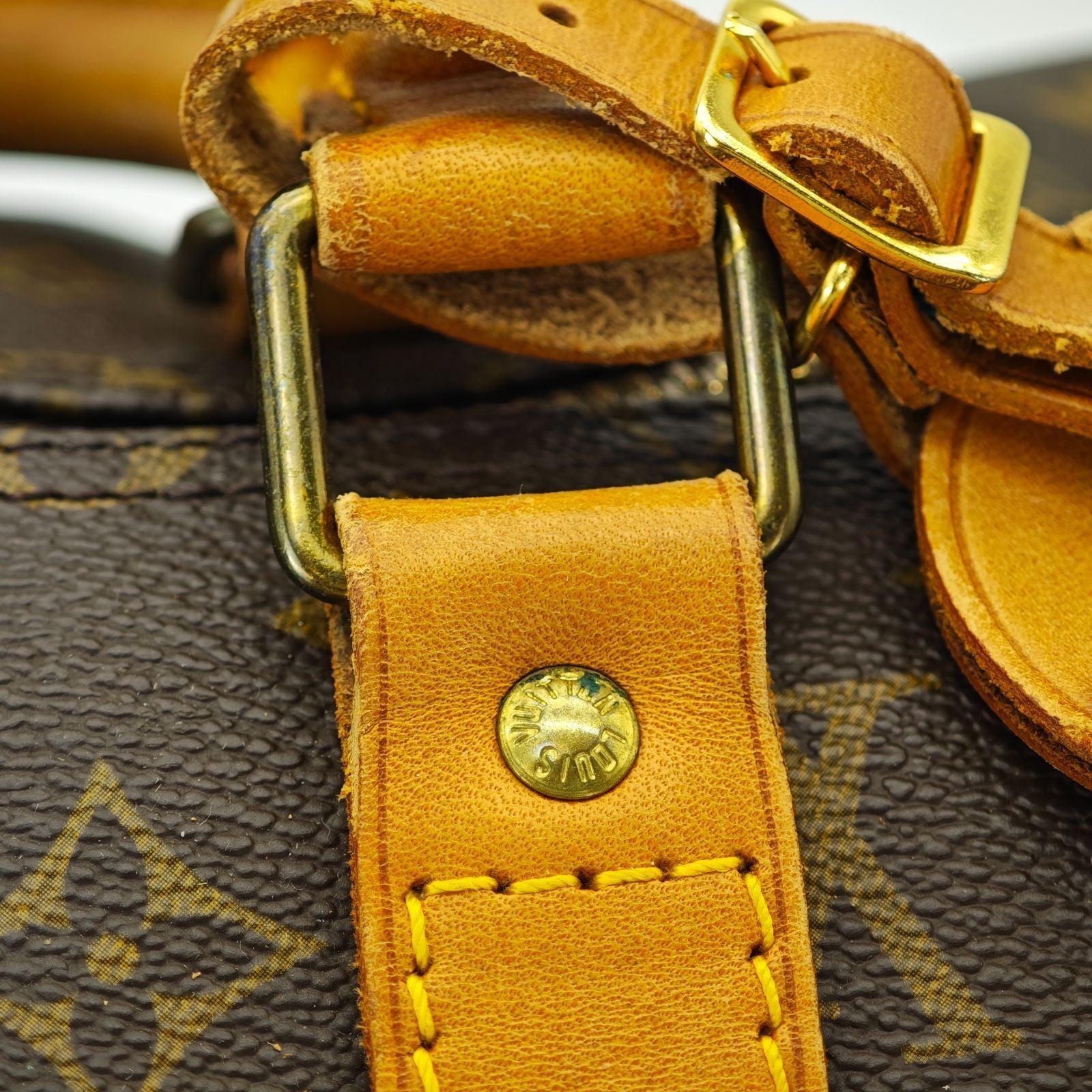 LOUIS VUITTON Keepall Bandouliere 50 M41414 Boston Bag Large Capacity Travel