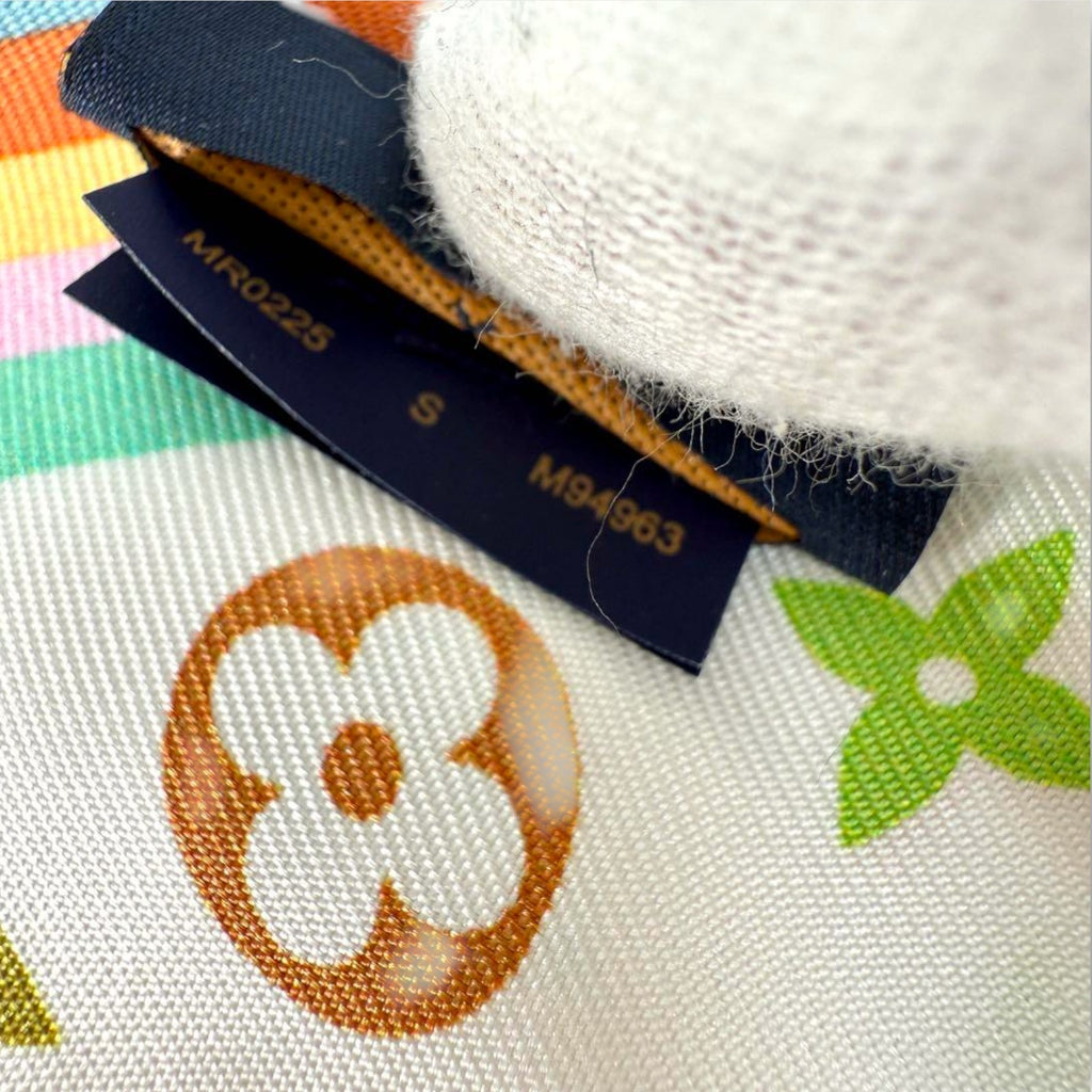 Louis Vuitton Takashi Murakami Bandeau BB Multicolor Monogram LV TM Silk Scarf