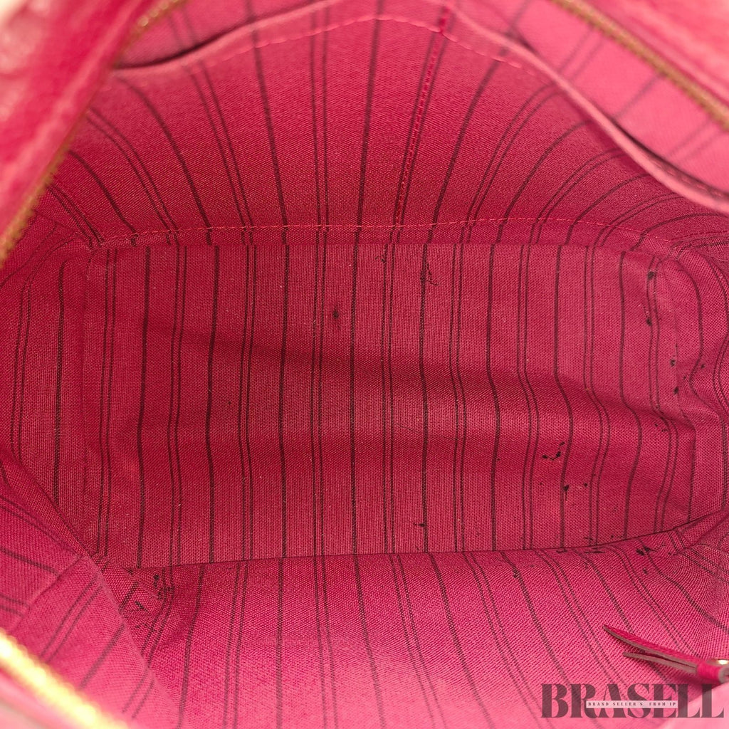 Louis Vuitton Speedy Bandoulière 25 Bag Handbag Monogram Empreinte Red Women’s