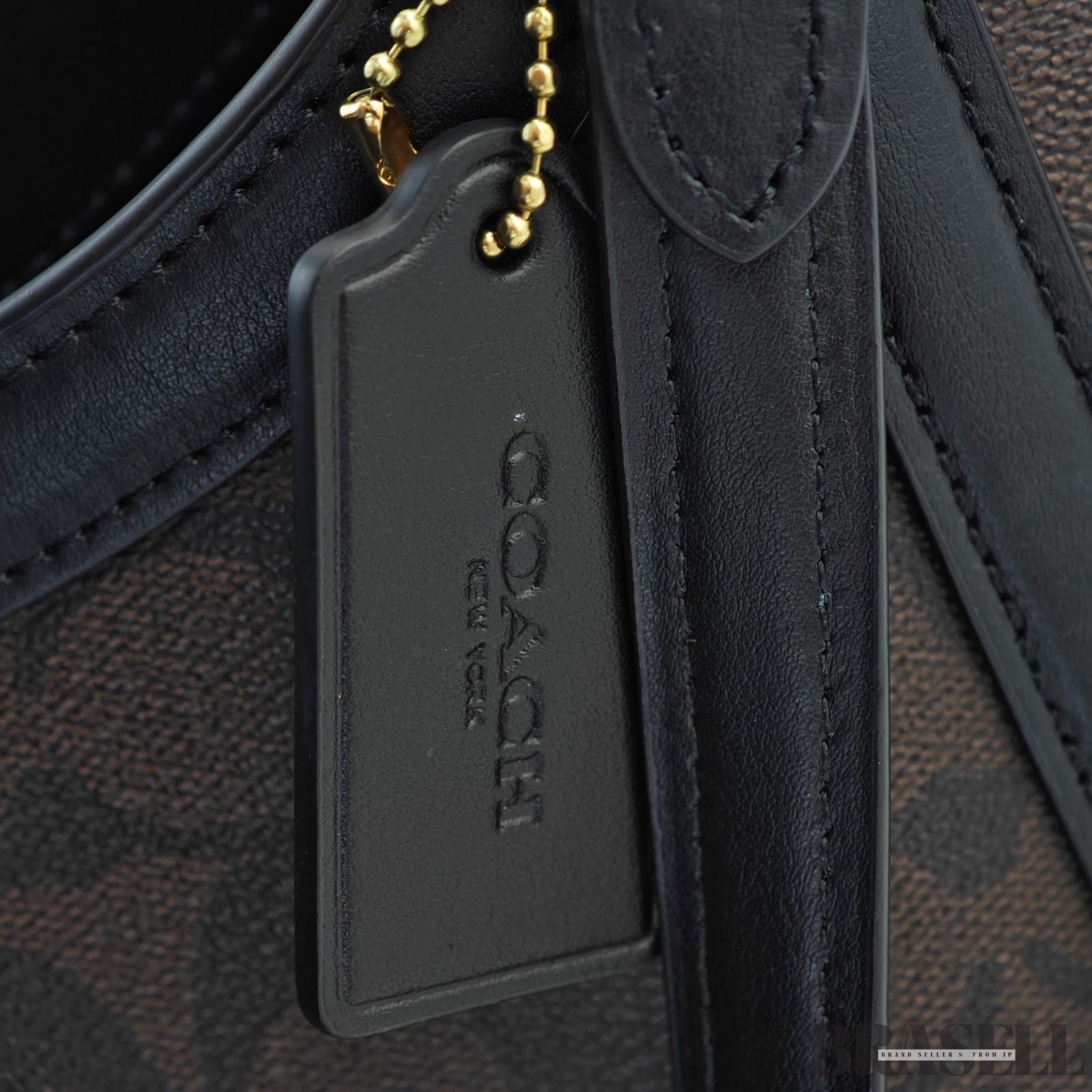 COACH Signature Christy C6232 Handbag Brown Women's
