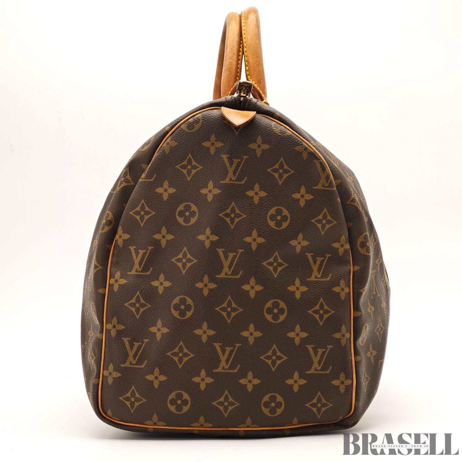 Louis Vuitton Keepall 50 Monogram M41426 Boston Bag Brown With Padlock Key