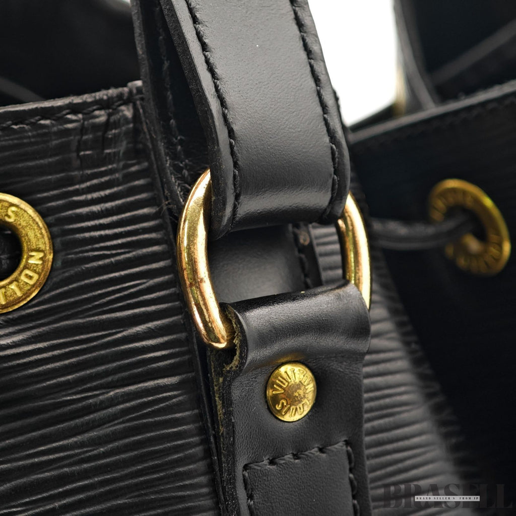 Louis Vuitton Epi Petit Noé Noir M59012 Bucket One Shoulder Bag Black Women