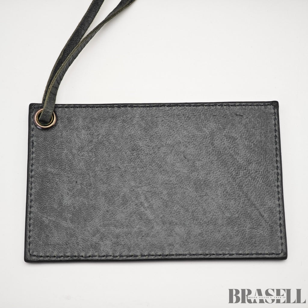 BALENCIAGA The Day Shoulder Bag Leather Hobo Bag Black