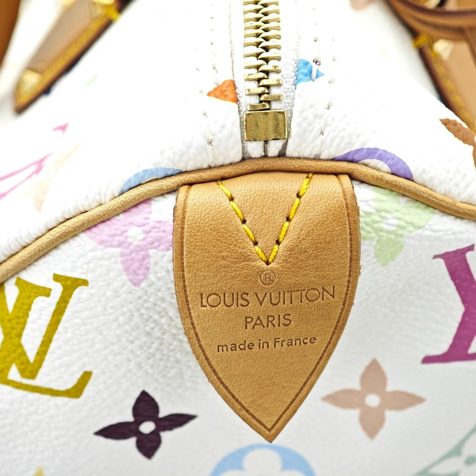LOUIS VUITTON Monogram Multicolor Speedy 30 Handbag Mini Boston Bag M92643