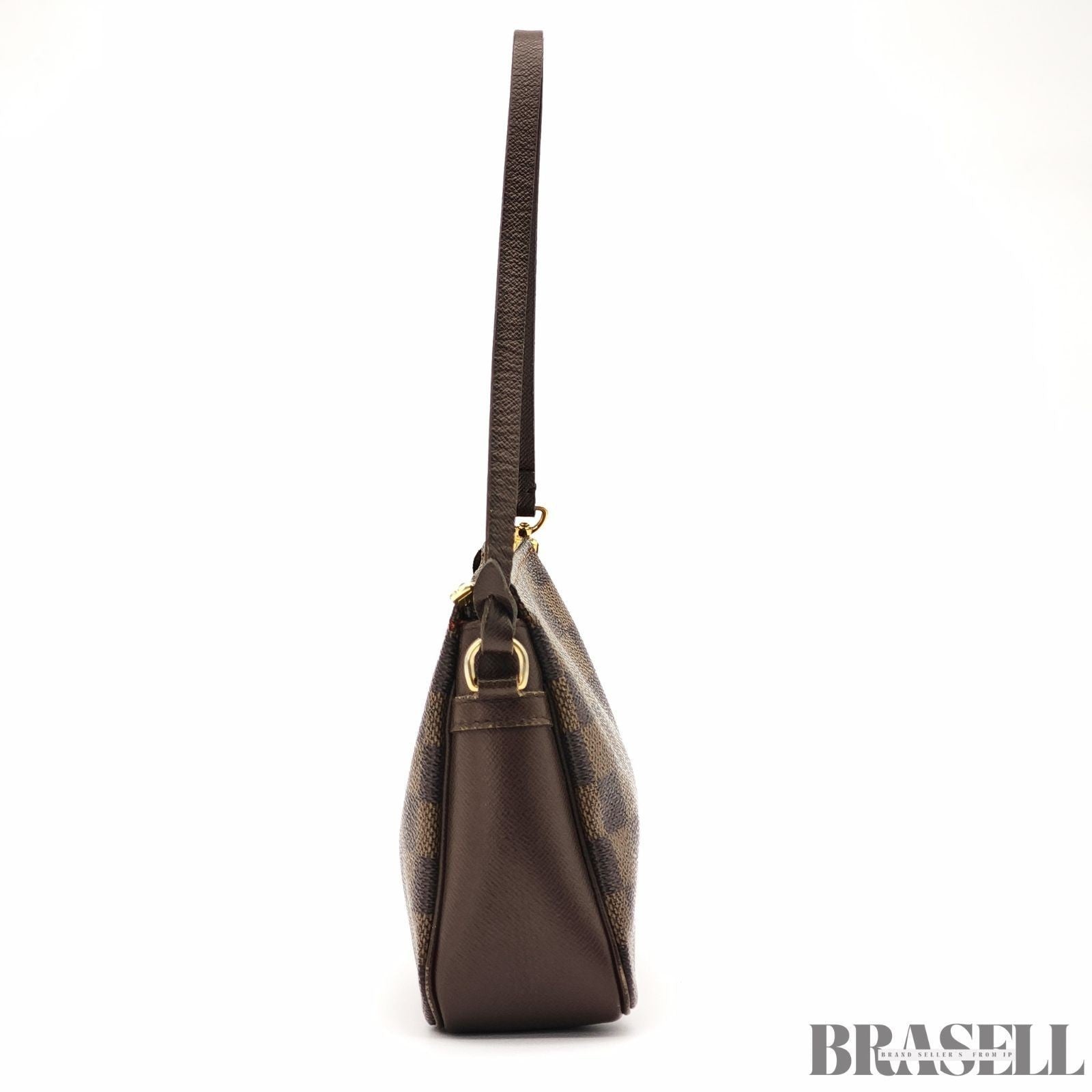 Louis Vuitton Trousse Makeup N51982 Handbag One Shoulder Damier Canvas Brown