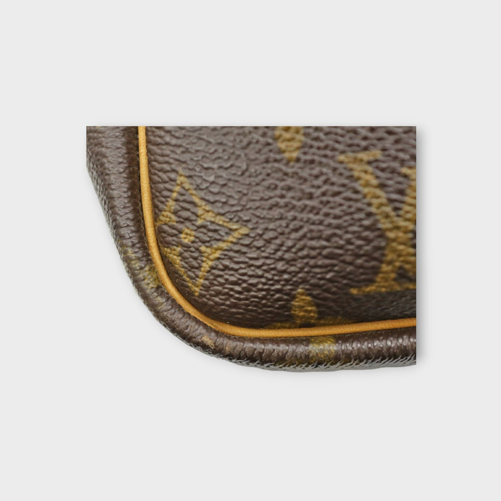 Louis Vuitton M47270 Bowling Vanity Deauville Brown PVC Leather【B】