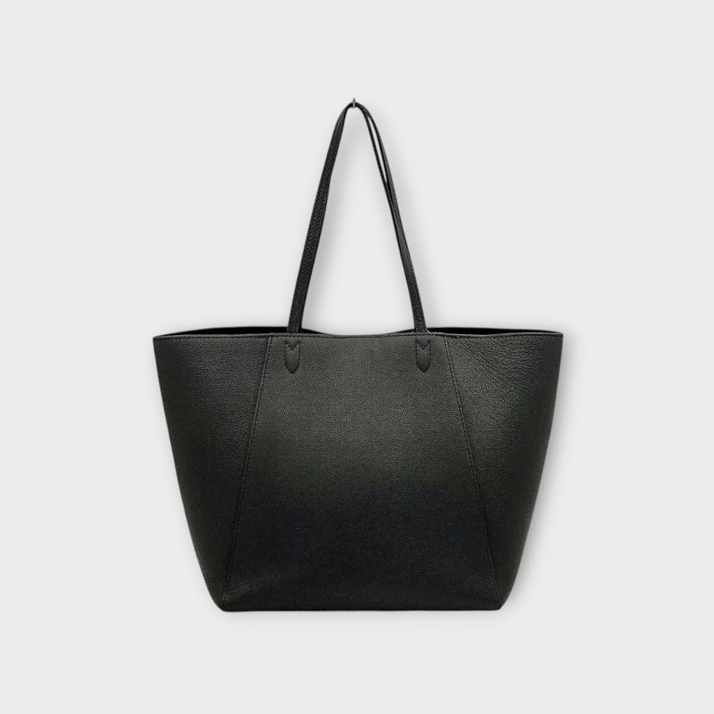 Louis Vuitton Lockme Cabas Tote Bag M42291 Black Leather Turn Lock 【A】