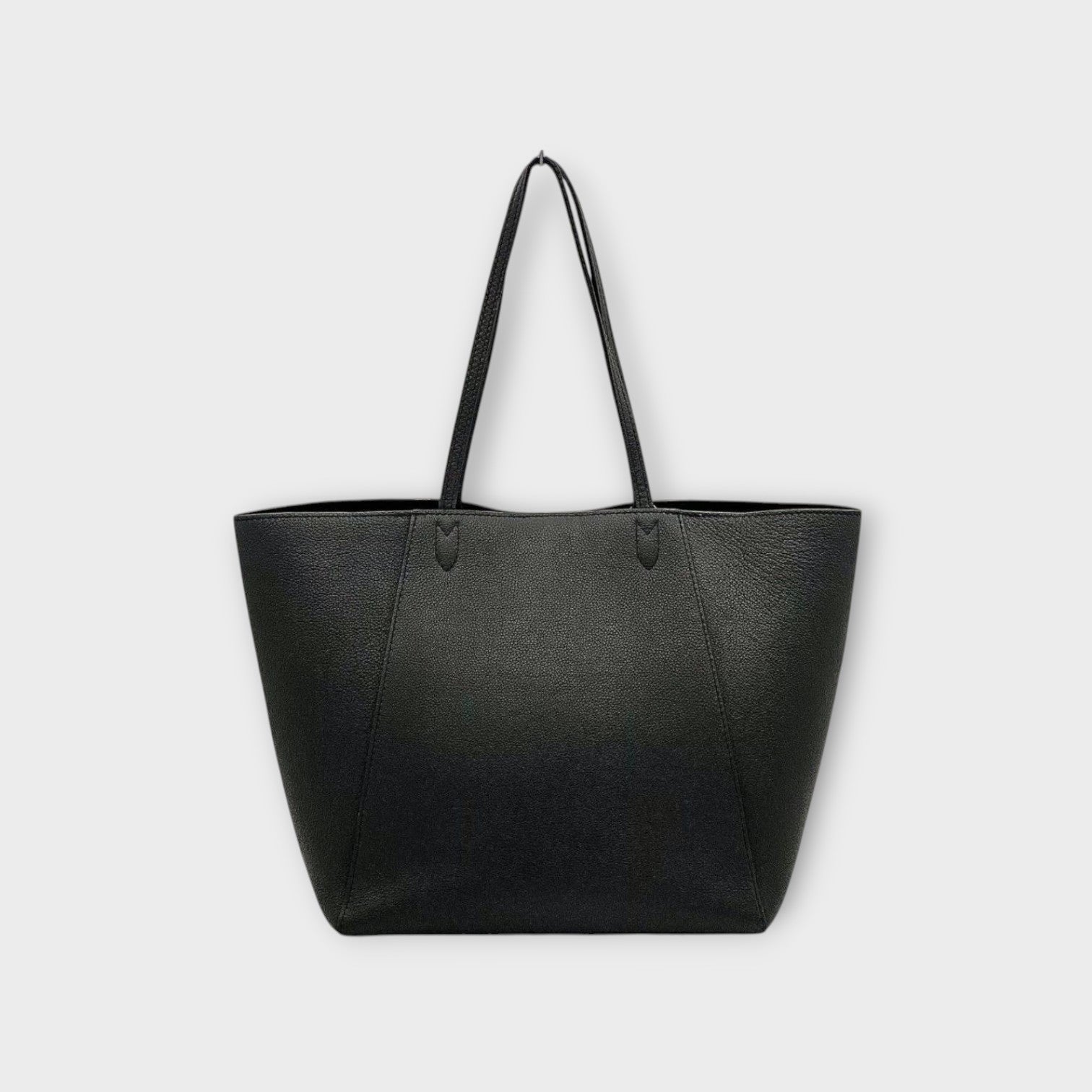 Louis Vuitton Lockme Cabas Tote Bag M42291 Black Leather Turn Lock 【A】
