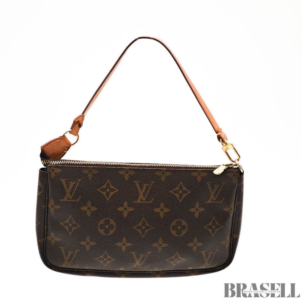 Louis Vuitton Accessoire M51980 Bag Handbag Compact Monogram Leather Brown