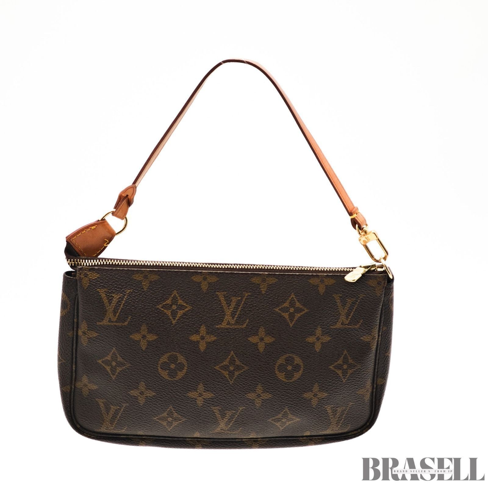 Louis Vuitton Accessoire M51980 Bag Handbag Compact Monogram Leather Brown