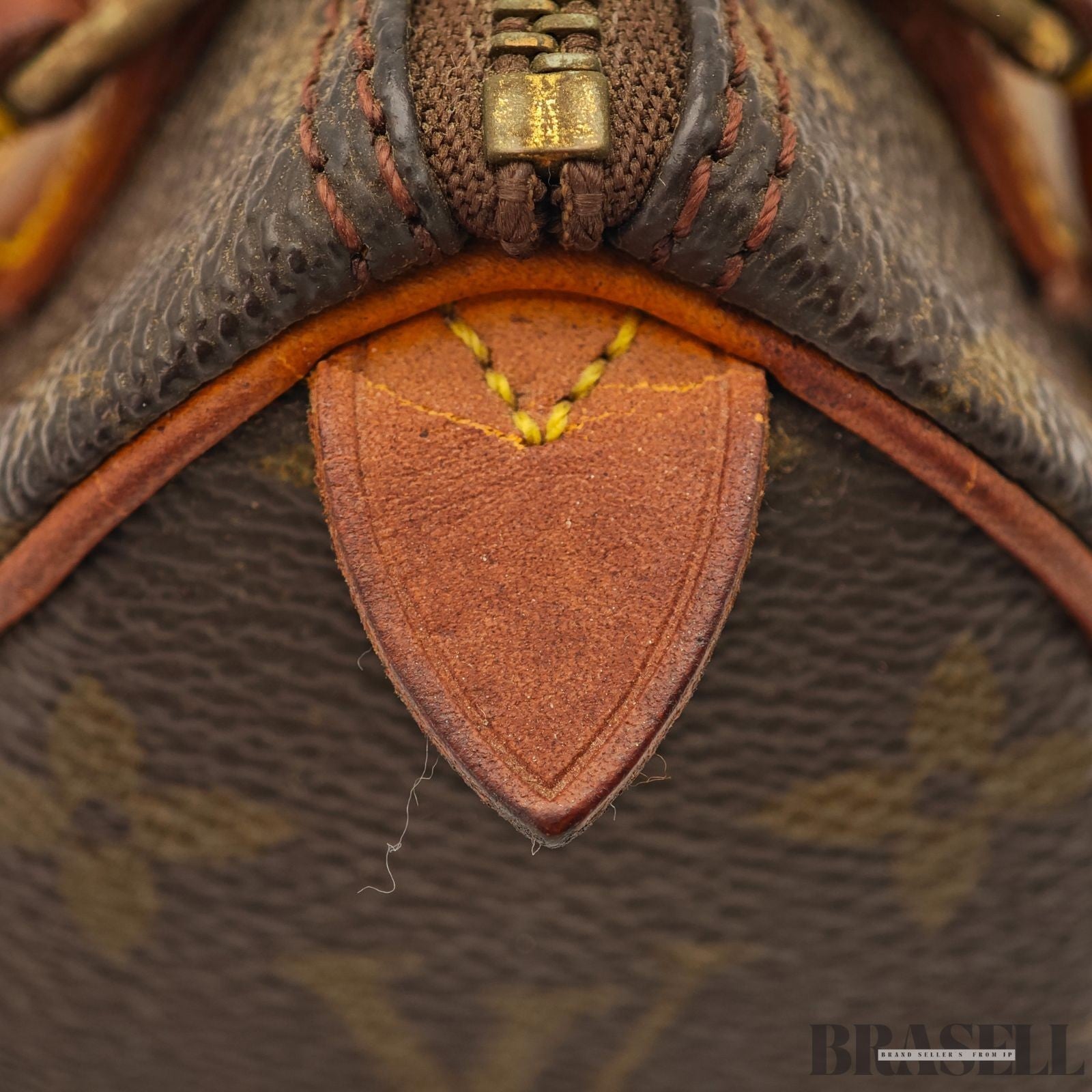 Auth Louis Vuitton Monogram Mini Speedy Hand Bag M41534 Mini Boston Bag Brown