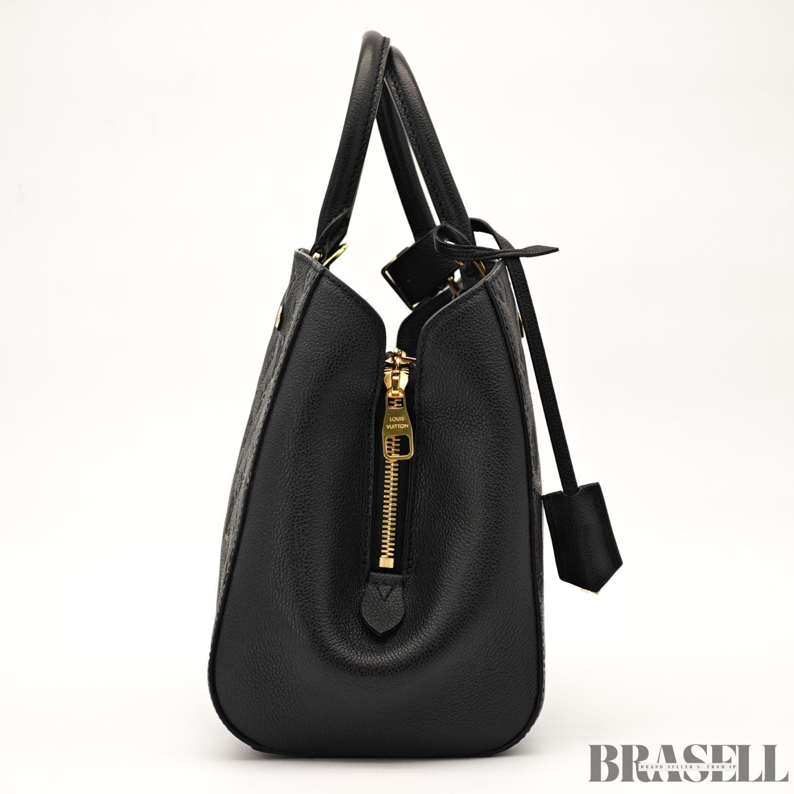 Louis Vuitton Montaigne BB M41048 Monogram Empreinte Black Handbag Bag Women