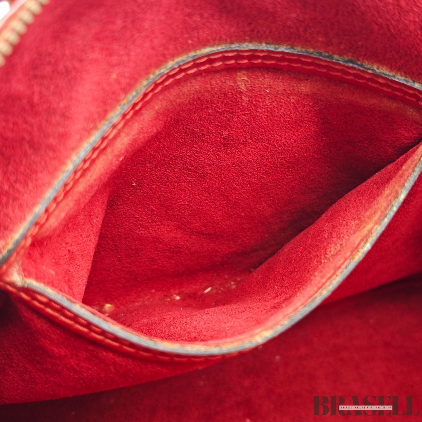LOUIS VUITTON Alma PM M52147 Red Epi Leather Handbag Women’s