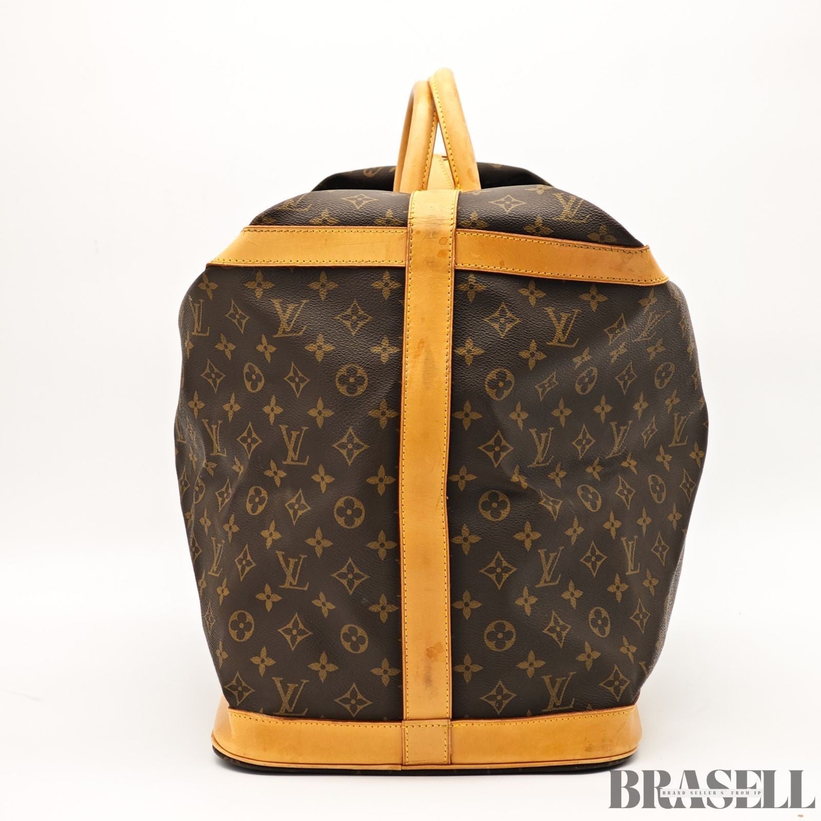 LOUIS VUITTON Monogram Canvas Leather Cruiser 45 Boston Bag M41137 Auth