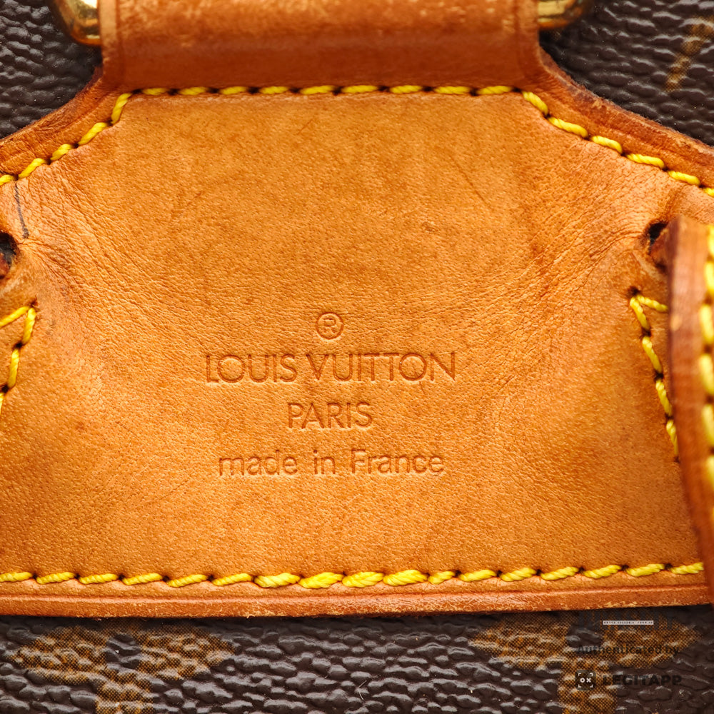LOUIS VUITTON Montsouris MM Monogram Canvas Brown Backpack 【ImportFeeFREE】