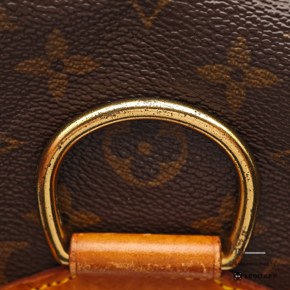 LOUIS VUITTON Montsouris MM Monogram Canvas Brown Backpack 【ImportFeeFREE】