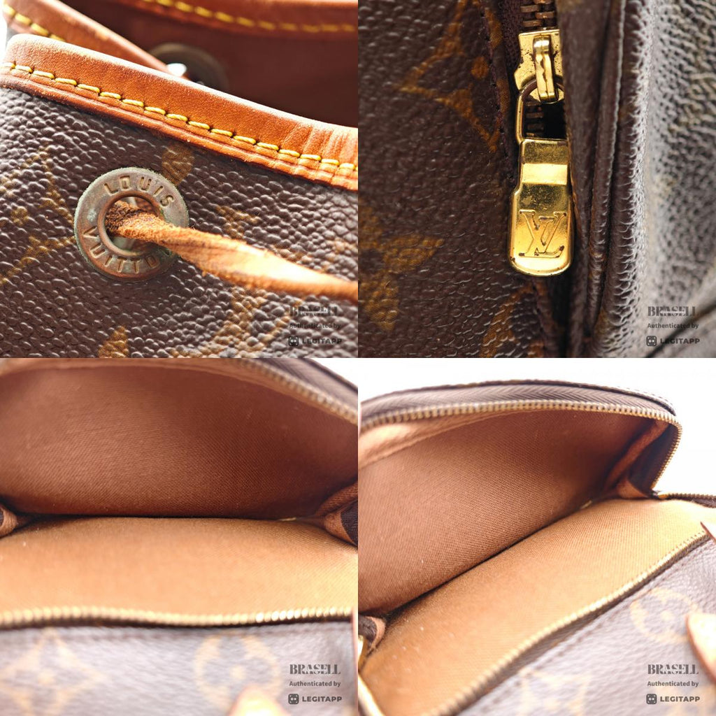 LOUIS VUITTON Montsouris MM Monogram Canvas Brown Backpack 【ImportFeeFREE】