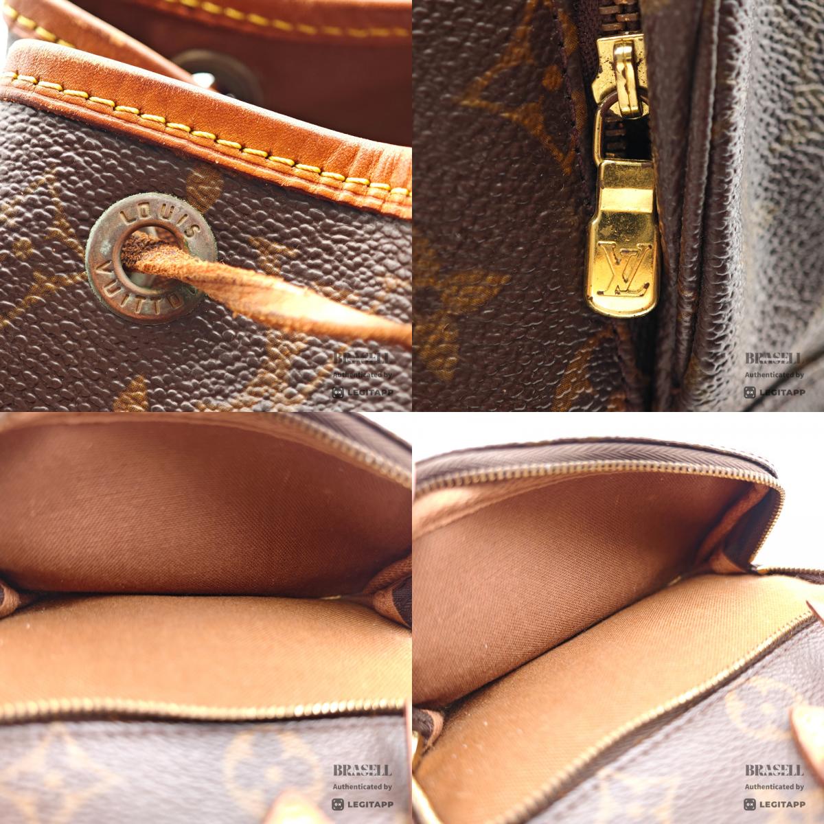 LOUIS VUITTON Montsouris MM Monogram Canvas Brown Backpack 【ImportFeeFREE】