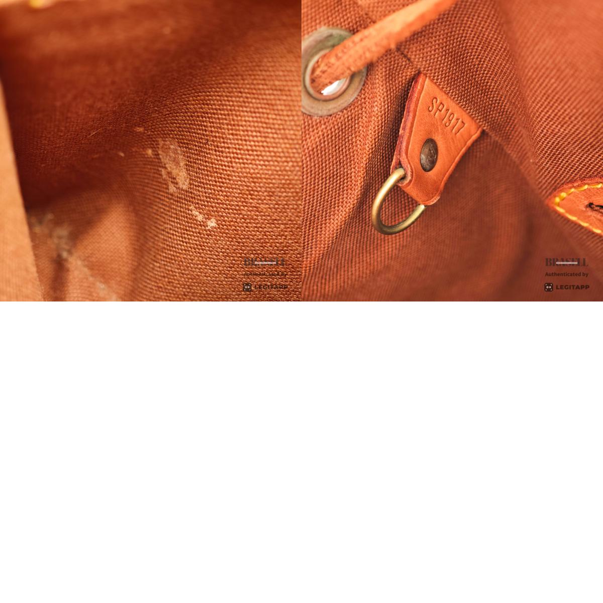 LOUIS VUITTON Montsouris MM Monogram Canvas Brown Backpack 【ImportFeeFREE】