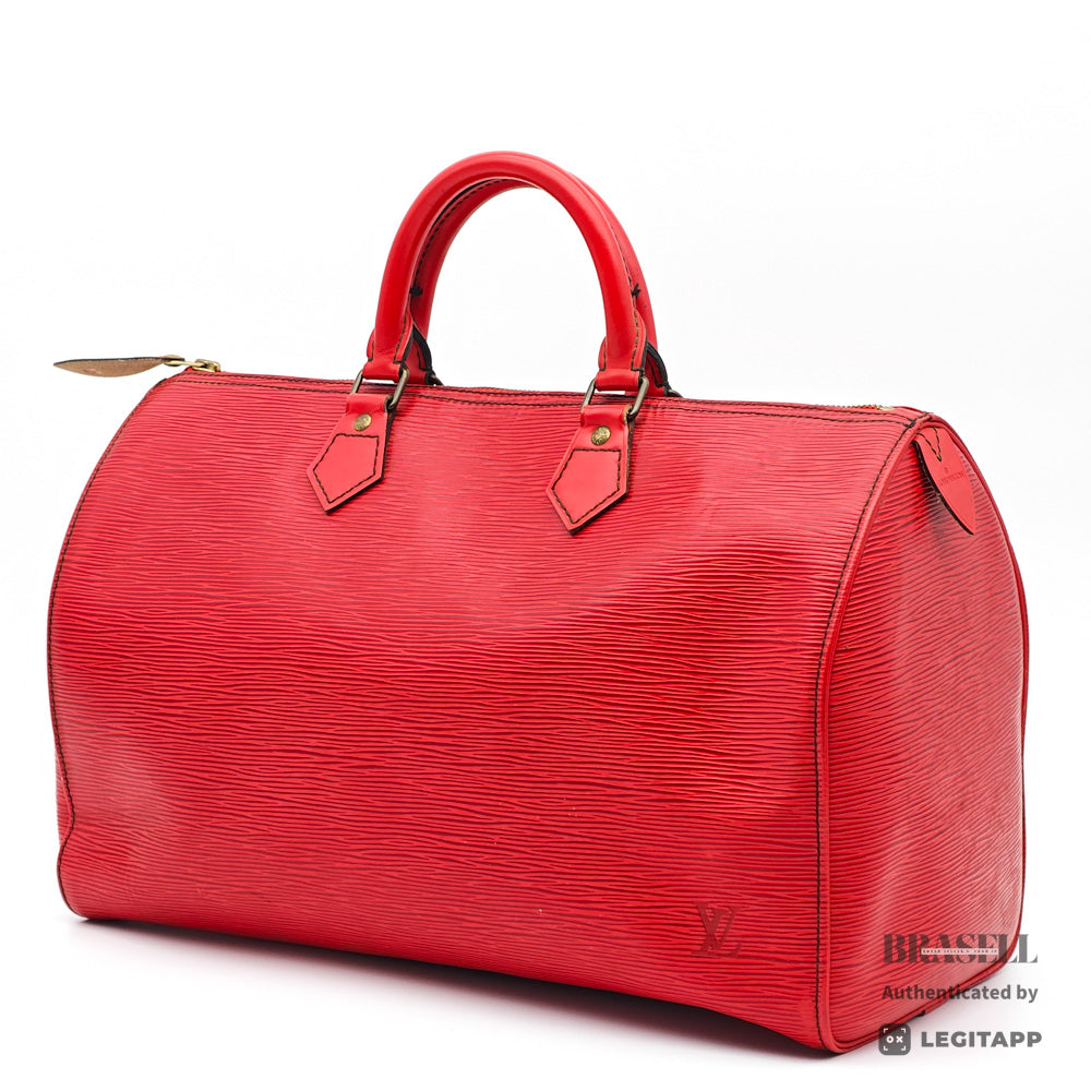 LOUIS VUITTON Epi Leather Speedy 35 Hand Bag M42997 【ImportFeeFREE】