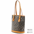 LOUIS VUITTON Bucket PM Monogram Canvas Brown Tote Bag M42238 【ImportFeeFREE】