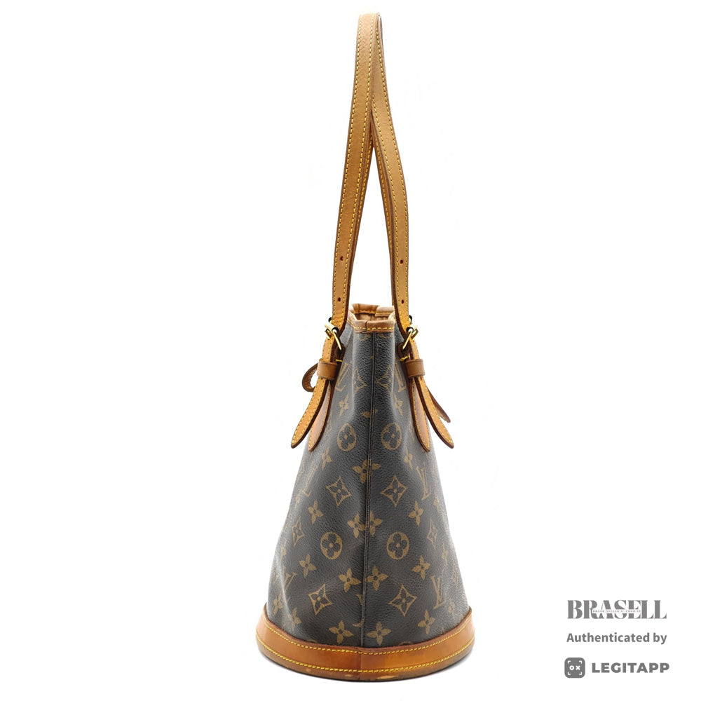 LOUIS VUITTON Bucket PM Monogram Canvas Brown Tote Bag M42238 【ImportFeeFREE】