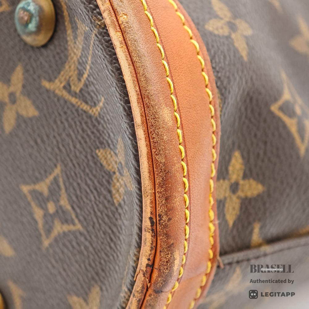 LOUIS VUITTON Bucket PM Monogram Canvas Brown Tote Bag M42238 【ImportFeeFREE】