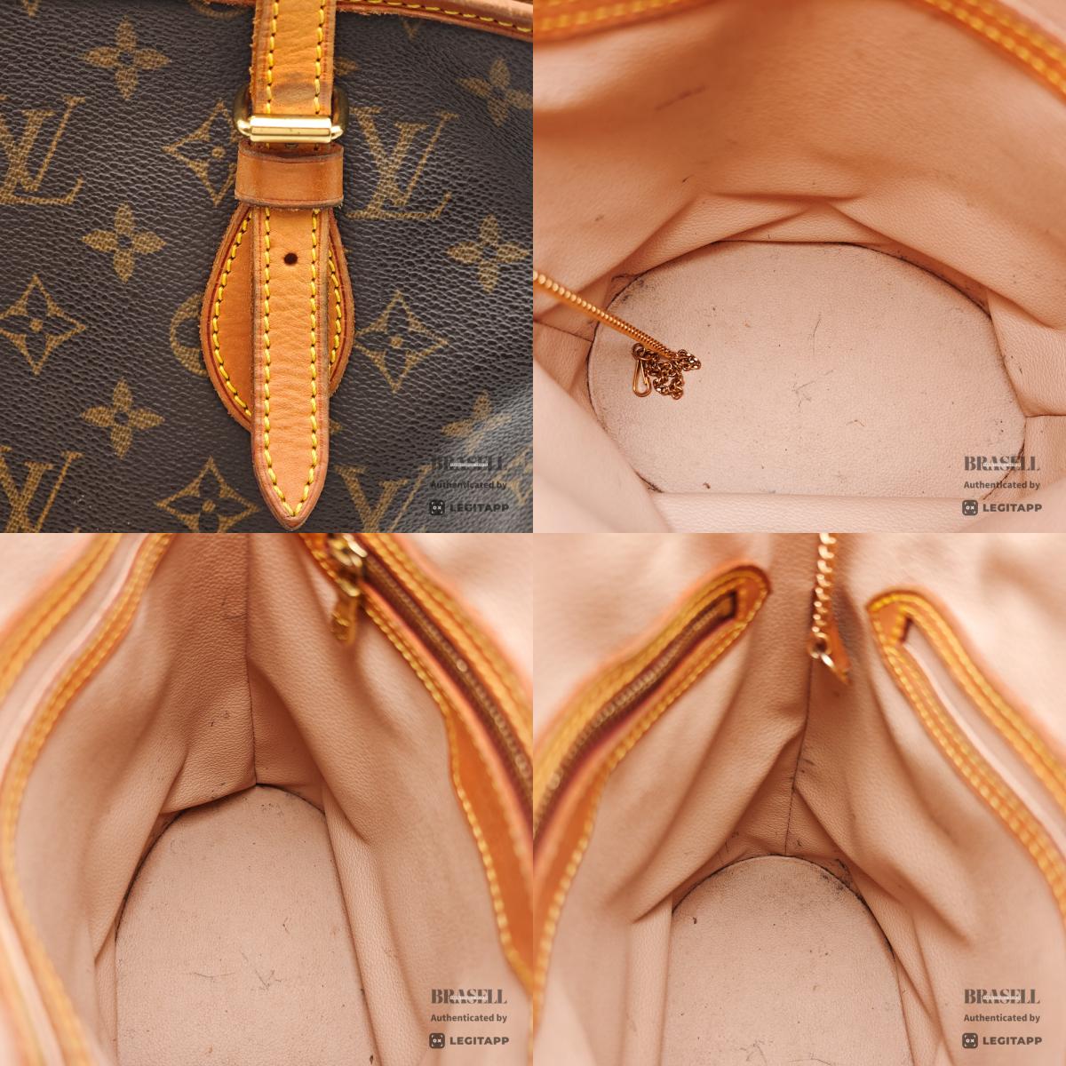 LOUIS VUITTON Bucket PM Monogram Canvas Brown Tote Bag M42238 【ImportFeeFREE】