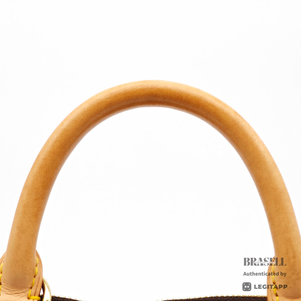 LOUIS VUITTON Alma Monogram Canvas Brown Hand Bag M51130 【ImportFeeFREE】