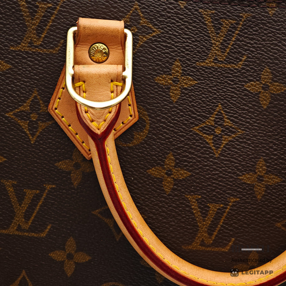 LOUIS VUITTON Alma Monogram Canvas Brown Hand Bag M51130 【ImportFeeFREE】
