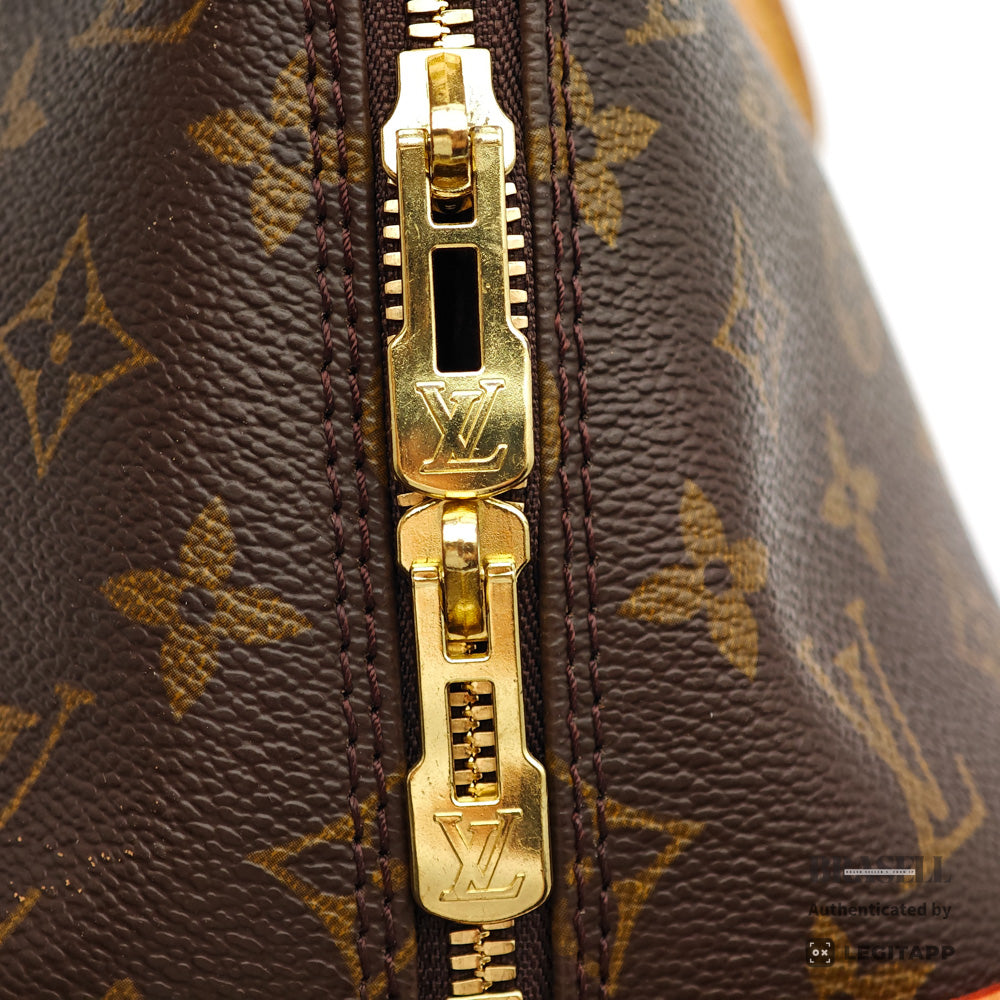 LOUIS VUITTON Alma Monogram Canvas Brown Hand Bag M51130 【ImportFeeFREE】