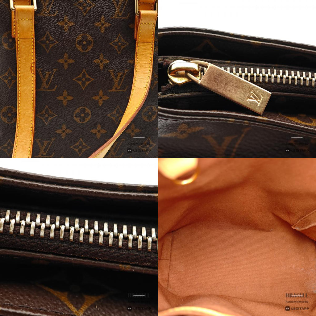 LOUIS VUITTON Cabas Piano Monogram Canvas Tote Bag M51148 【ImportFeeFREE】