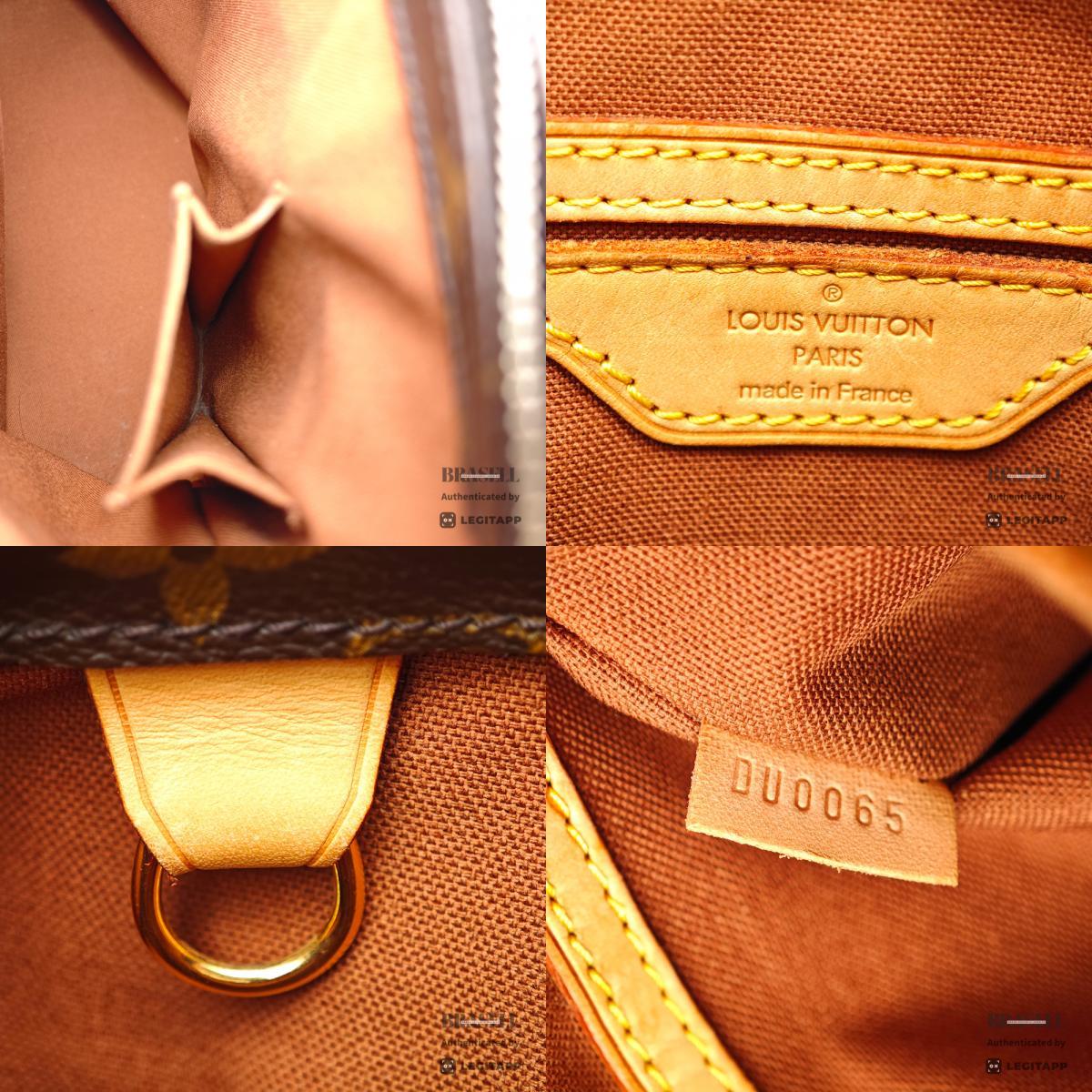 LOUIS VUITTON Cabas Piano Monogram Canvas Tote Bag M51148 【ImportFeeFREE】