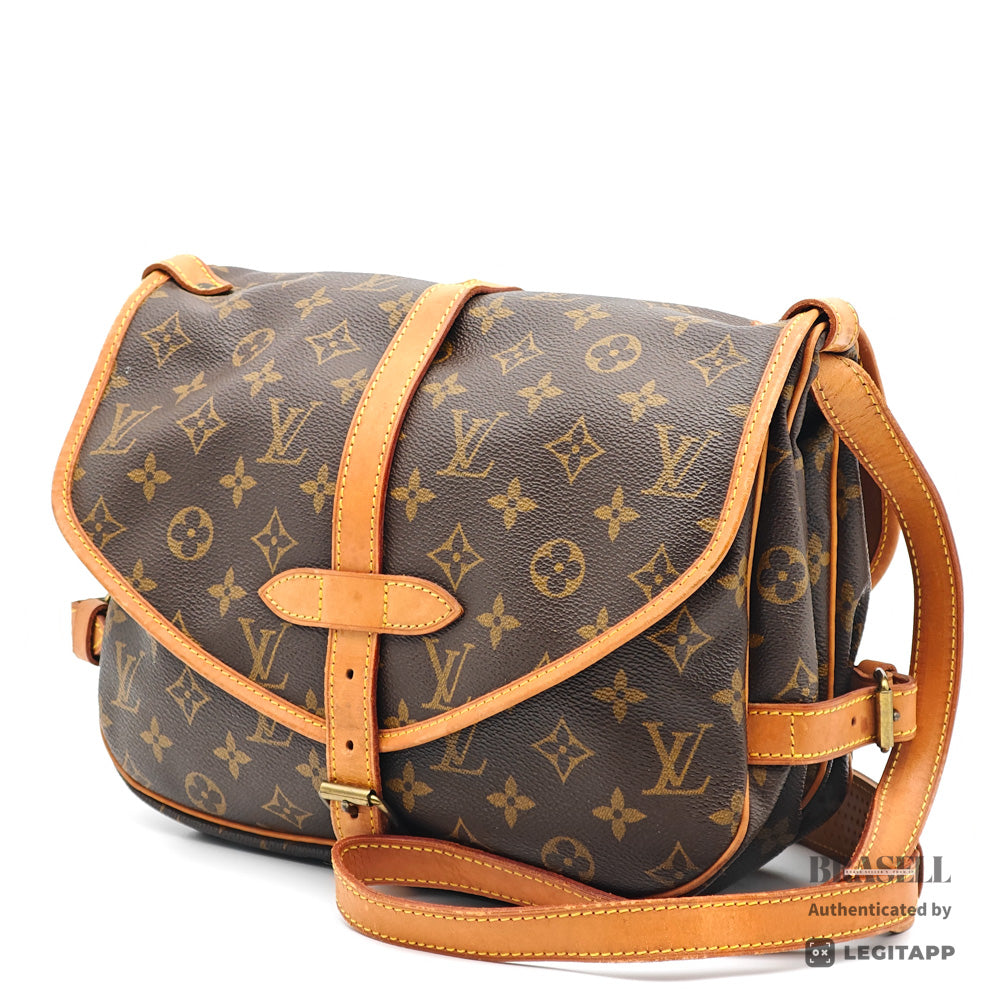 LOUIS VUITTON Saumur 30 Monogram Canvas Crossbody Bag M42256 【ImportFeeFREE】