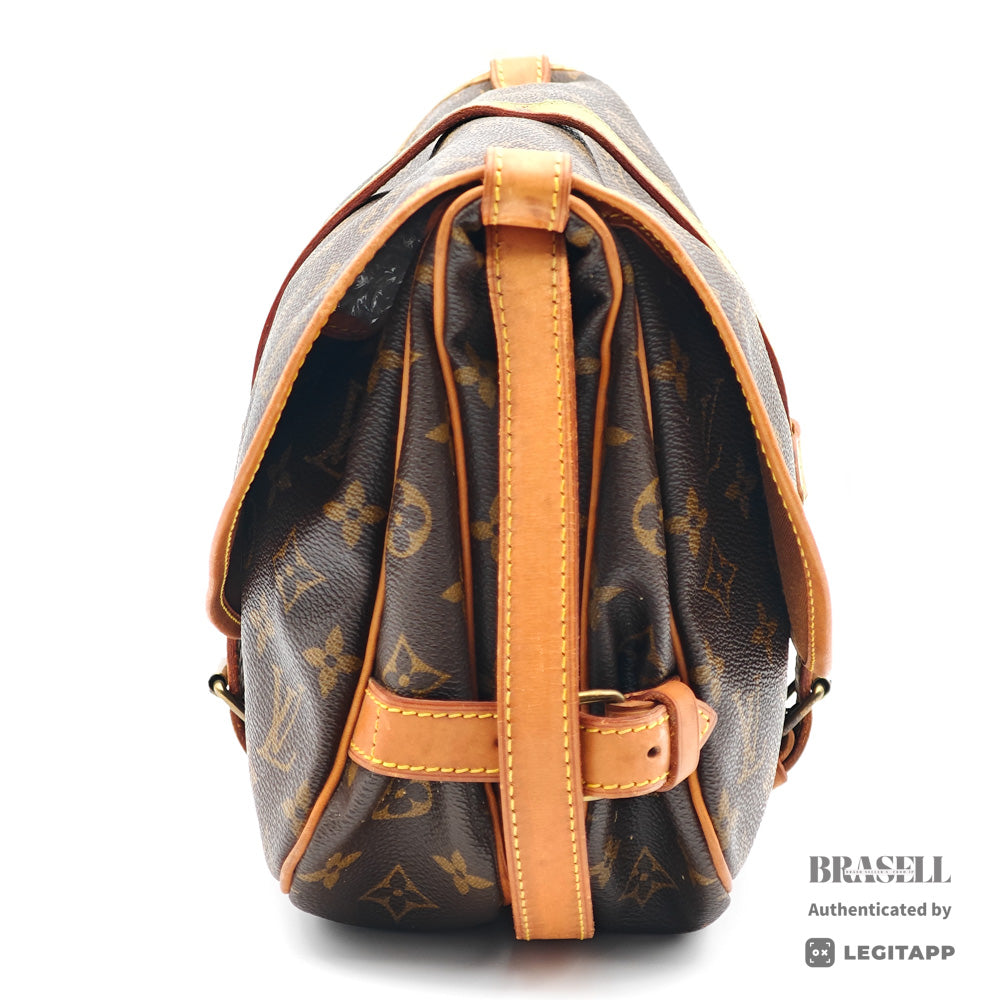 LOUIS VUITTON Saumur 30 Monogram Canvas Crossbody Bag M42256 【ImportFeeFREE】