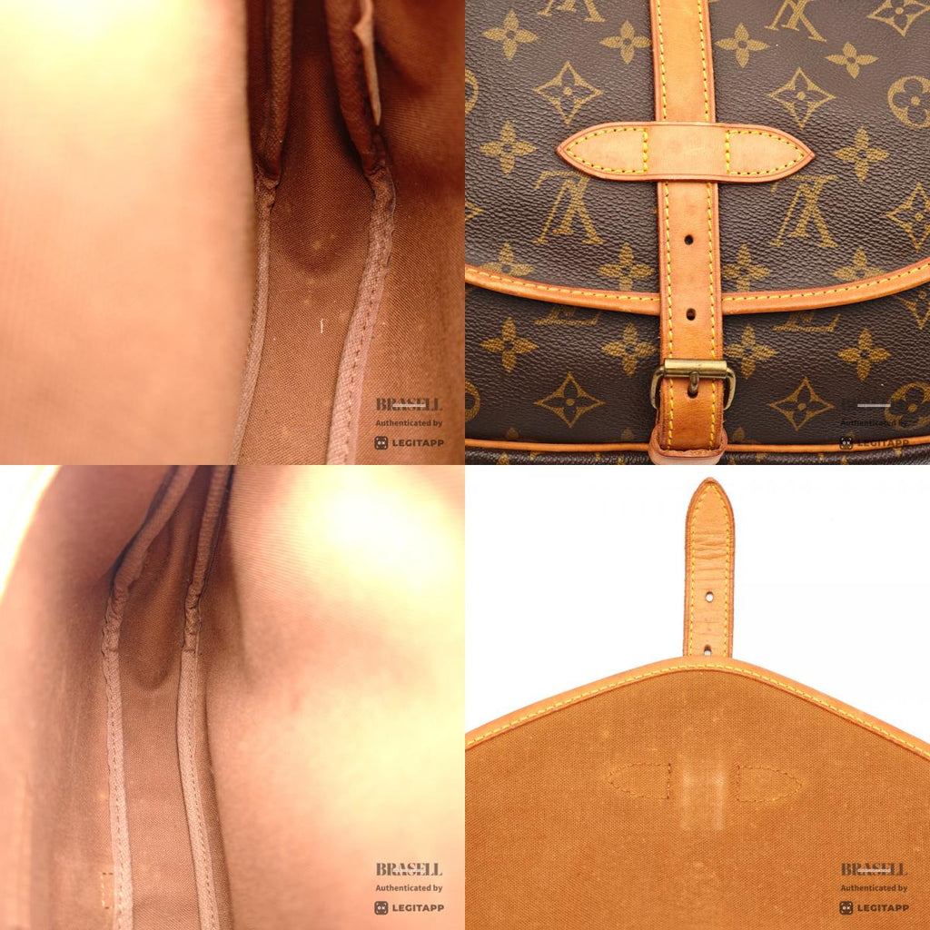 LOUIS VUITTON Saumur 30 Monogram Canvas Crossbody Bag M42256 【ImportFeeFREE】