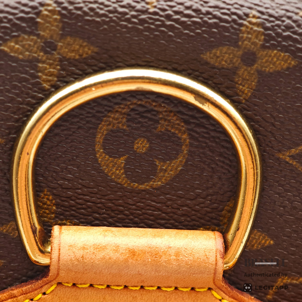 LOUIS VUITTON Montsouris MM Monogram Canvas Brown Backpack 【ImportFeeFREE】