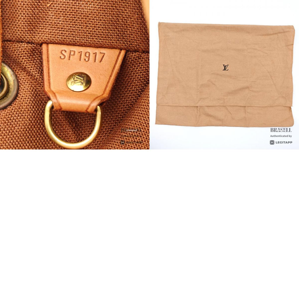 LOUIS VUITTON Montsouris MM Monogram Canvas Brown Backpack 【ImportFeeFREE】