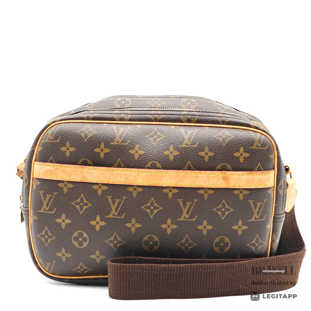 LOUIS VUITTON ルイ・ヴィトン リポーター M45254 モノグラム クロスボディバッグ