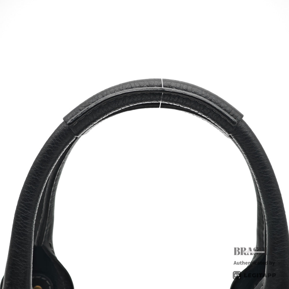 Chloe Paddington Handbag Women's Black Leather 【ImportFeeFREE】
