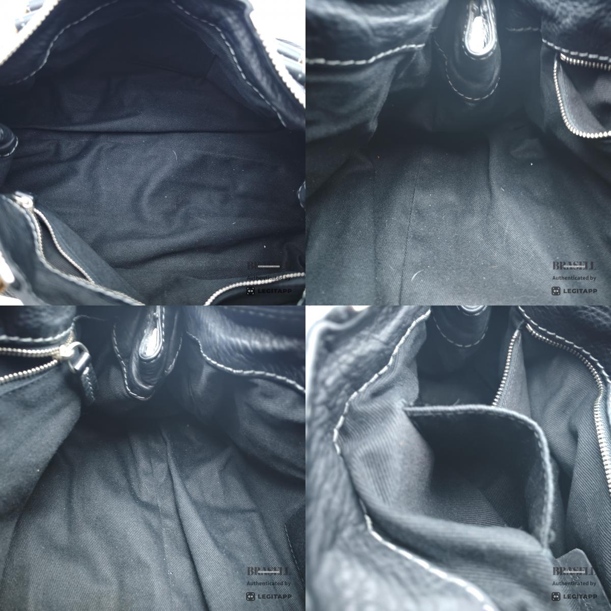 Chloe Paddington Handbag Women's Black Leather 【ImportFeeFREE】