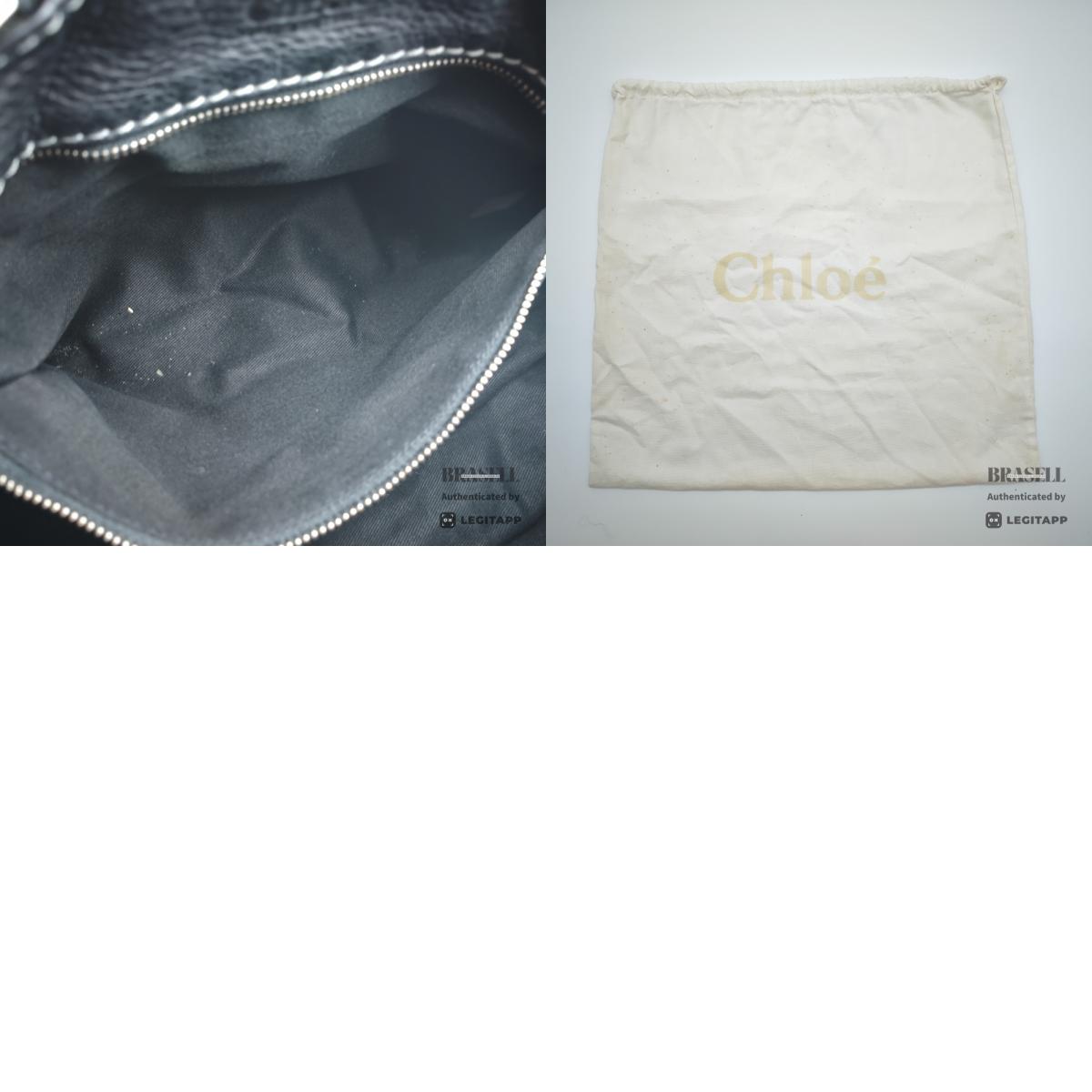 Chloe Paddington Handbag Women's Black Leather 【ImportFeeFREE】