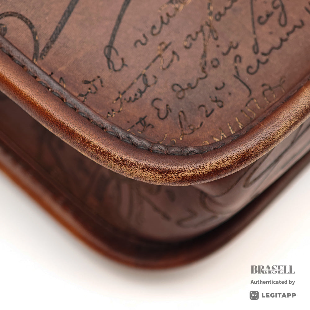 Berluti Un Jour Business Bag Brown Leather【ImportFeeFREE】