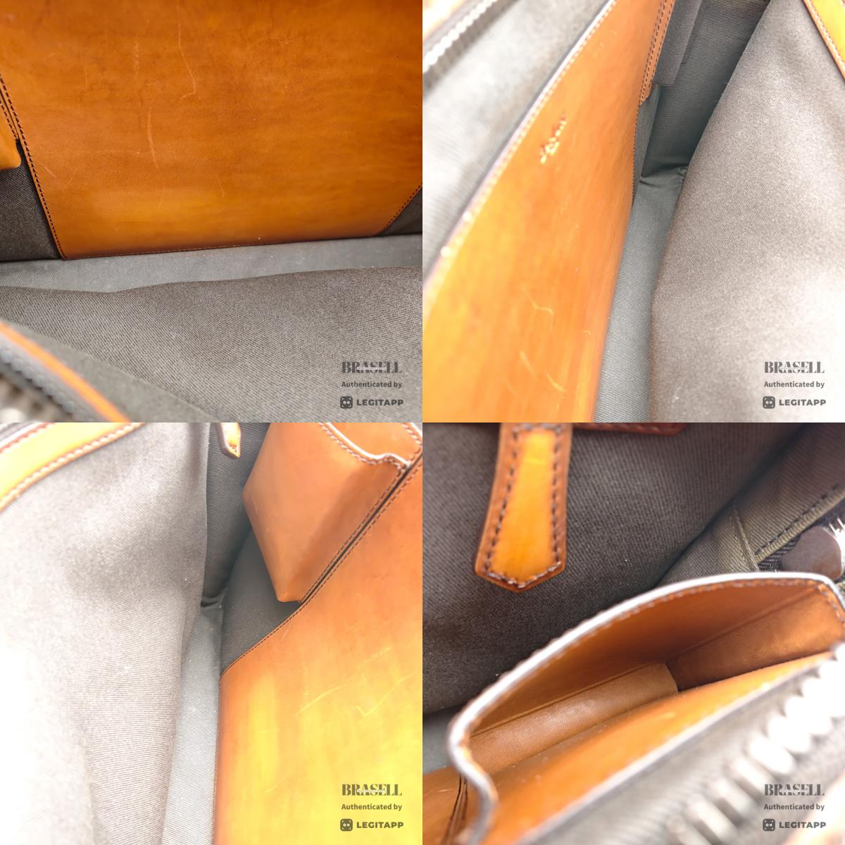 Berluti Un Jour Business Bag Brown Leather【ImportFeeFREE】