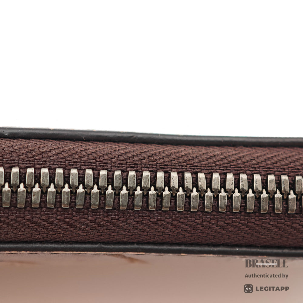 Berluti Itauba Calligraphy Long Wallet Brown Leather【ImportFeeFREE】