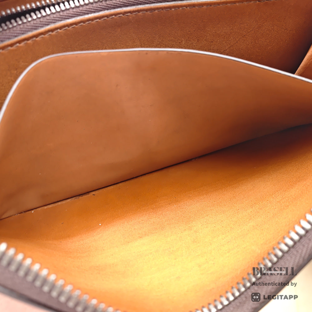 Berluti Itauba Calligraphy Long Wallet Brown Leather【ImportFeeFREE】