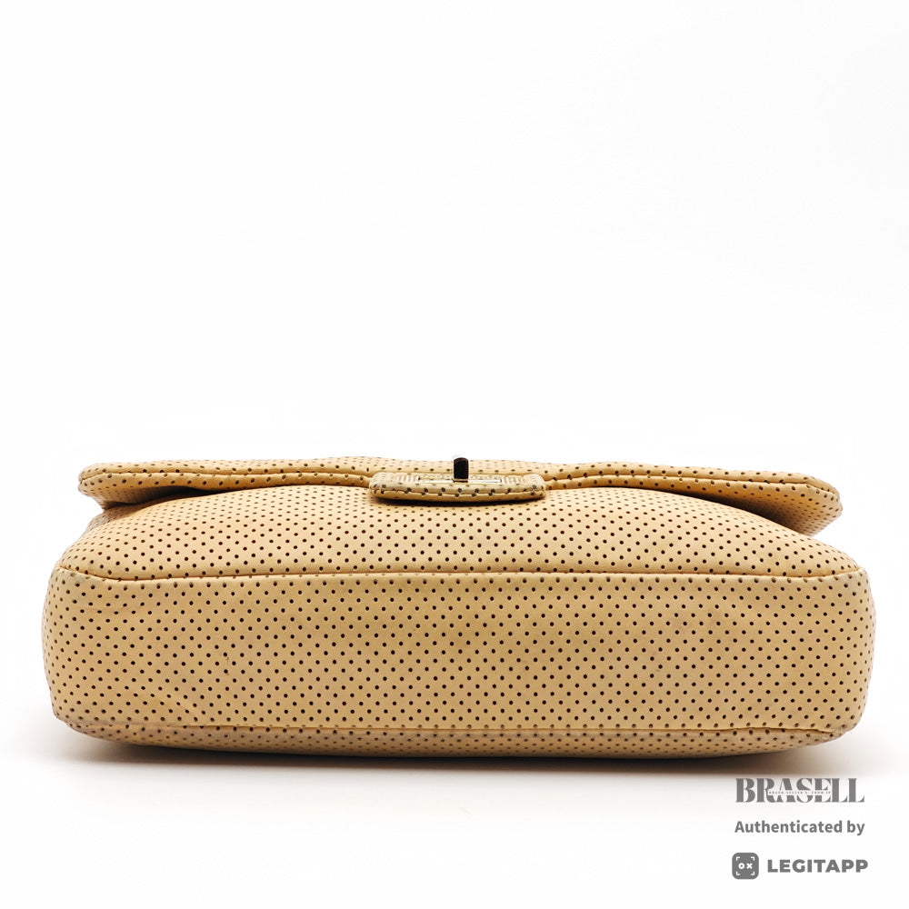 Chanel Chain Shoulder Bag Perforated Leather 【ImportFeeFREE】